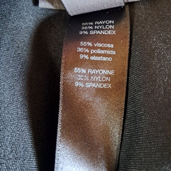 Chico’s Travelers Collection Pull On Crop Black Pants Size 16 - Picture 9 of 9